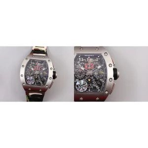 Best Richard Mille RM 011 Replica Super Clone - Camo & Titanium