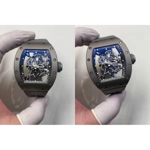 Best Richard Mille RM 055 Replica Super Clone – Grey Titanium & Skeleton Dial