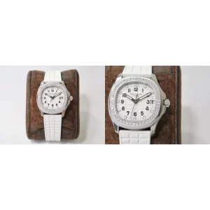 AAAAA Patek Philippe Aquanaut 5267/200A-010 Replica - White Dial & Stainless Steel Case