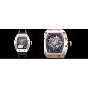 Best AAA Richard Mille RM 035 Replica Swiss – Rose Gold & Skeleton Dial