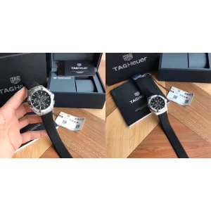 Best TAG Heuer Aquaracer CAY1110.FT6041 Replica Fake – Black Dial & Stainless Steel Case