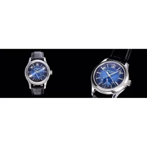 AAA Patek Philippe Grand Complications 5205G-013 Replica - Blue Dial & Leather Strap