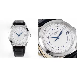 Patek Philippe Calatrava 5296G-001 Replica Swiss - White Dial & Stainless Steel Case