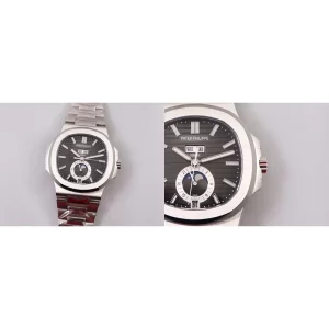AAAAA Swiss Patek Philippe Nautilus 5726/1A-001 Replica - Black Dial & Stainless Steel