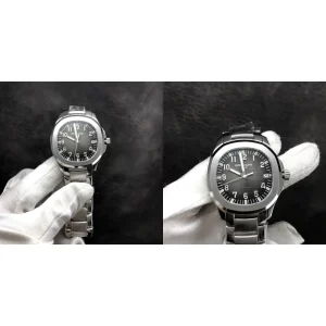 Best Swiss Patek Philippe Aquanaut 5167/1A-001 Replica - Black Dial & Stainless Steel