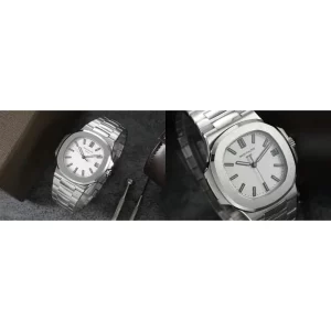 Best Swiss Patek Philippe Nautilus 5711/1A-011 Replica - White Dial & Stainless Steel