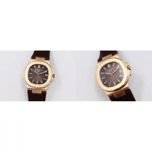 Patek Philippe Nautilus 5711 Replica AAA Super Clone - Brown Dial & Rose Gold Case