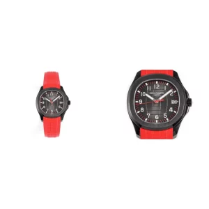 Patek Philippe Aquanaut 5167A-012 Replica Swiss – Black Case & Red Rubber Strap