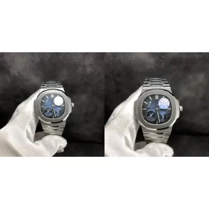 Best Swiss Patek Philippe Nautilus 5712-1A Replica - Blue Dial & Stainless Steel