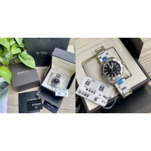 Best TAG Heuer Aquaracer WBD1110.BA0928 Replica - Black Dial & Stainless Steel