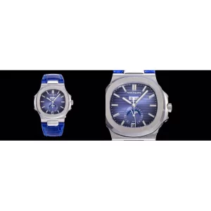 Best Patek Philippe Nautilus 5726/1A-014 Replica AAA - Blue Dial & Blue Leather