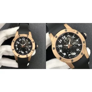 Best Richard Mille RM 63-01 Replica Swiss - Rose Gold Dial & Rubber Strap