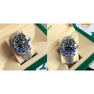 Rolex GMT-Master 126710BLNR Replica Super Clone – Stainless Steel & Blue/Black Bezel