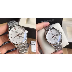Best TAG Heuer Carrera WAR201D.BA0723 Replica Swiss - White Dial & Stainless Steel