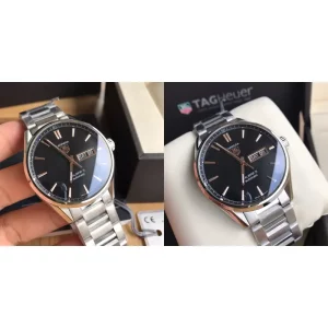 Best TAG Heuer Carrera WAR201C.BA0723 Replica Swiss – Black Dial & Stainless Steel