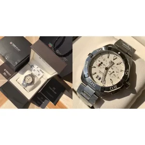 AAA TAG Heuer Aquaracer WAY111Y.BA0928 Replica Fake - White Dial & Stainless Steel