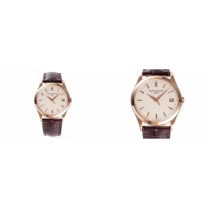 Best Replica Patek Philippe Calatrava 5296R-010 Swiss - Rose Gold Bezel & Ivory Dial