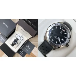 AAA Replica TAG Heuer Formula 1 WAZ2113.FT8023 - Black Dial & Rubber Strap