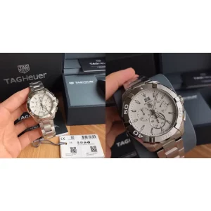 Super Clone TAG Heuer Aquaracer CAY1111.BA0927 Replica – White Dial & Stainless Steel