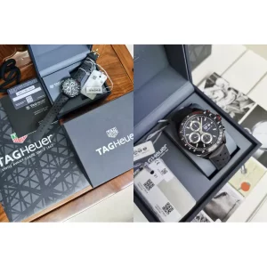 TAG Heuer F1 CAZ2011.FT8024 Replica Super Clone - Black Dial & Rubber Strap