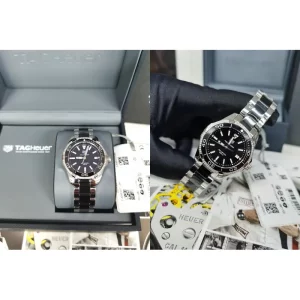 Best TAG Heuer Aquaracer WAY131G.BA0913 Replica Swiss – Black Dial & Stainless Steel