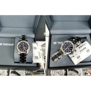 TAG Heuer Aquaracer WAY131E.BA0913 Replica Super Clone - Diamond Bezel & Dark Blue Dial