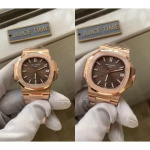 Patek Philippe Nautilus 5711/1R-001 Replica Super Clone – Nrown Dial & Rose Gold Bracelet