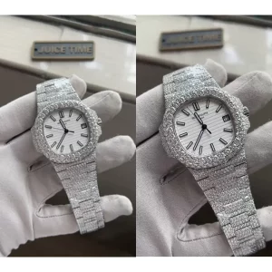 AAAAA Patek Philippe Nautilus 5719 Replica Super Clone - Diamond Bezel & Bracelet