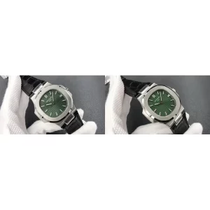 AAAAA Patek Philippe Nautilus 5711/1A-014 Replica – Green Dial & Leather Strap