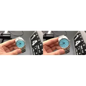 Best Rolex Oyster Perpetual 124300 Replica Swiss - Turquoise & Stainless Steel