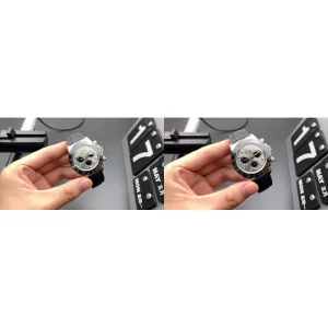 AAA Rolex Daytona 116519LN Replica Replica - Grey Dial & Stainless Steel