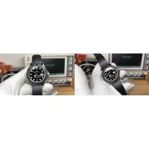 AAAAA Rolex Yacht-Master 124060 Super Clone - Black Dial Stainless Steel