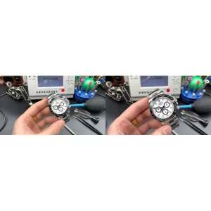 Swiss Rolex Daytona 126655 Replica Super Clone - White Dial & Stainless Steel