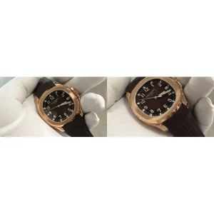 AAA Patek Philippe Aquanaut 5167R Replica Super Clone – Brown Dial & Rubber Strap
