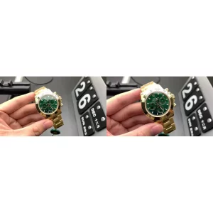 AAA Rolex Daytona 116508 Replica – Gold & Green