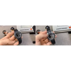 AAA Rolex Yacht-Master 226659 Replica Super Clone - Black Dial & Rubber Strap