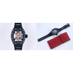Super Clone Richard Mille RM 052 Replica – Rose Gold Skeleton Dial
