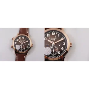 AAA Swiss Patek Philippe Calatrava 7234R-001 Replica – Brown Dial & Rose Gold Case