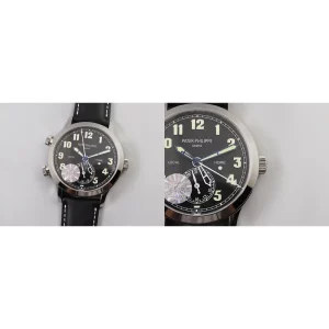 Best Patek Philippe Calatrava 7234G-001 Replica – Black Dial & Polished Stainless Steel Case