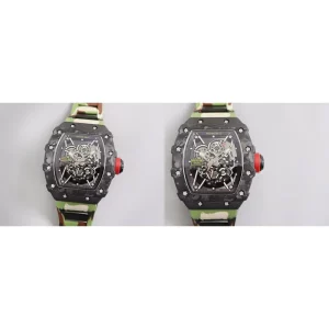 AAA Swiss Richard Mille RM 35-02 Replica - Skeleton Dial & Carbon Case