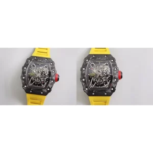 Swiss AAA Richard Mille RM 35-02 Replica - Skeleton Dial & Carbon Case