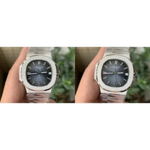 Best Patek Philippe Nautilus 5711/1A-010 Replica Swiss - Stainless Steel & Blue/Grey Dial