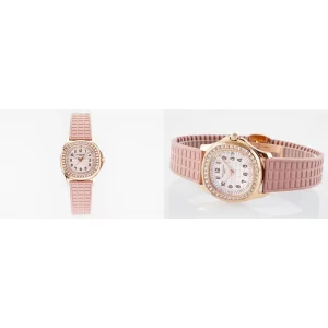 Best AAAAA Patek Philippe Aquanaut 5072R-001 Replica - Pink Dial & Rose Gold Case