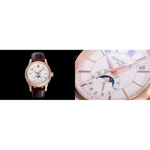 Patek Philippe Grand Complications 5205R-001 Replica Super Clone – Rose Gold Case & Brown Leather Strap