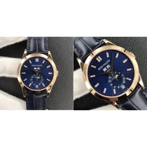 Best Patek Philippe Complications 5396R-015 Replica AAA – Blue Dial & Rose Gold Case
