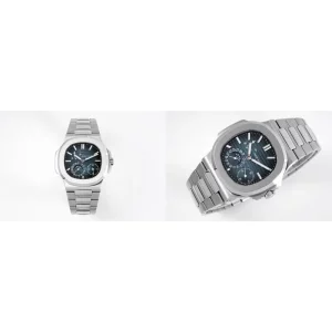 AAA Patek Philippe Nautilus 5712/1A-001 Replica Swiss - Stainless Steel & Blue Dial