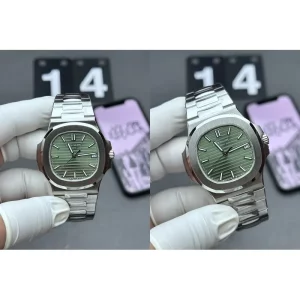 Patek Philippe Nautilus 5711/1A-014 Replica Best Super Clone - Green Dial & Stainless Steel Case