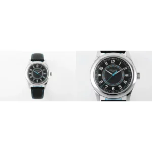 Patek Philippe Calatrava 6007G-011 Replica Swiss Super Clone - Black Dial & Blue Accents