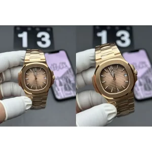 Swiss Patek Philippe Nautilus 5711/1R-001 Replica Super Clone – Rose Gold Case & Brown Gradient Dial