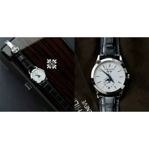 Best AAA Patek Philippe Complications 5396G-011 Replica – White Dial & Black Leather Strap